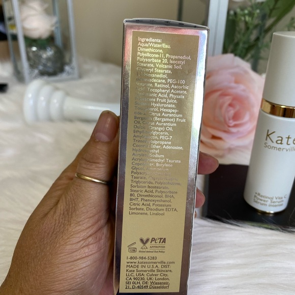 Kate Somerville Face Serum Anti Aging Retinol Vita Power Intense Firming 1 fl oz - Picture 7 of 10